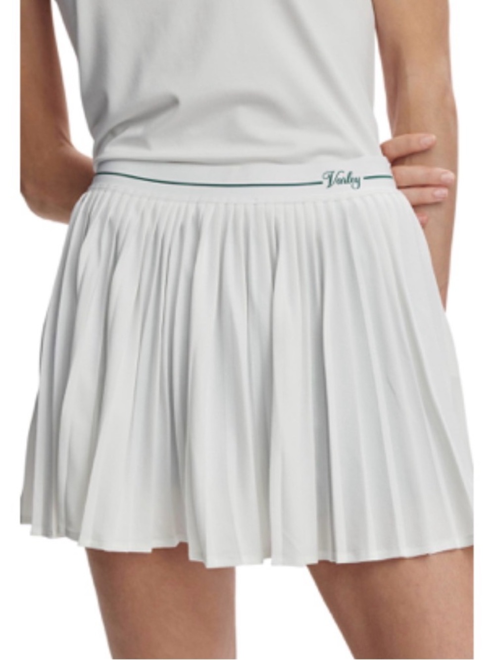VARLEY | white tennis skirt